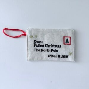 M&S Marks & Spencer Christmas Ornament Father Christmas Letter Envelope
